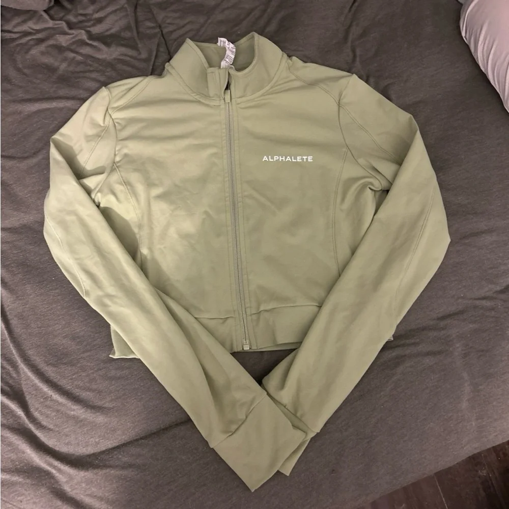 Alphalete Crop Full Zip Jacket - Picture 1 of 6